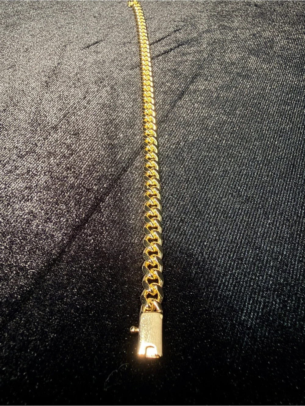 Cuban Bracelet 8in 5.8MM 14K Premium Finish w/Box Lock. Everyday Wear! Brand new